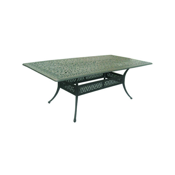 AMALFI TABLE 214X112CM BRONZE CAST ALU