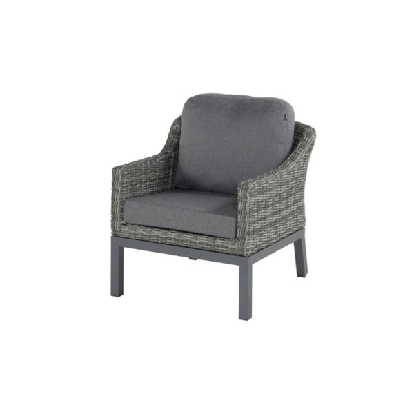 CAIRO LOUNGE CHAIR SILVER GREY