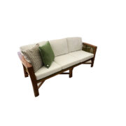 CLEMONT 3 SEATER SOFA GREEN ROPE ALL TEAK 700x700px