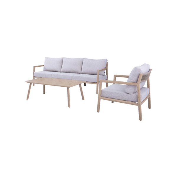 DAKOTA-3-SEATER-SOFA-ALU-NATURAL-OAK NEW