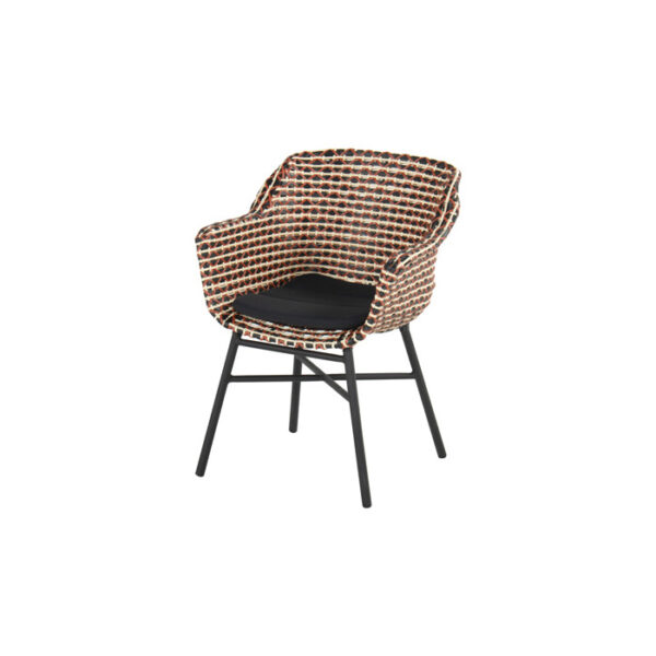 DELPHINE DINING CHAIR CORAL