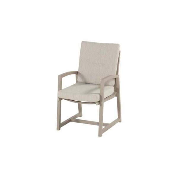 GIO DINING CHAIR ALU TAUPE HARTMAN