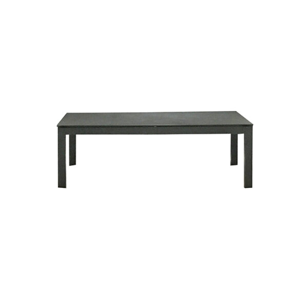 PALEROS COFFEE TABLE ANTHRACITE 130X67X44CM GLASS TOP