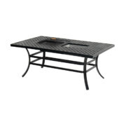 ROSARIO DINING LOUNGE COFFEE TABLE 172X107X68CM RIVEN GREY