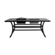 ROSARIO DINING LOUNGE COFFEE TABLE 172X107X68CM RIVEN GREY 2
