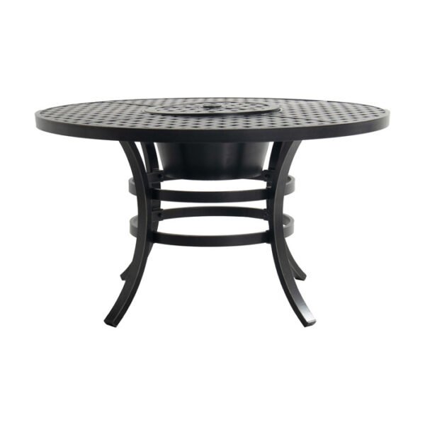 ROSARIO LOUNGE DINING ROUND TABLE 122X68CM WITH FIREPIT