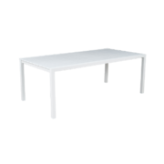 SALERNO TABLE 200X100CM ALU WHITE