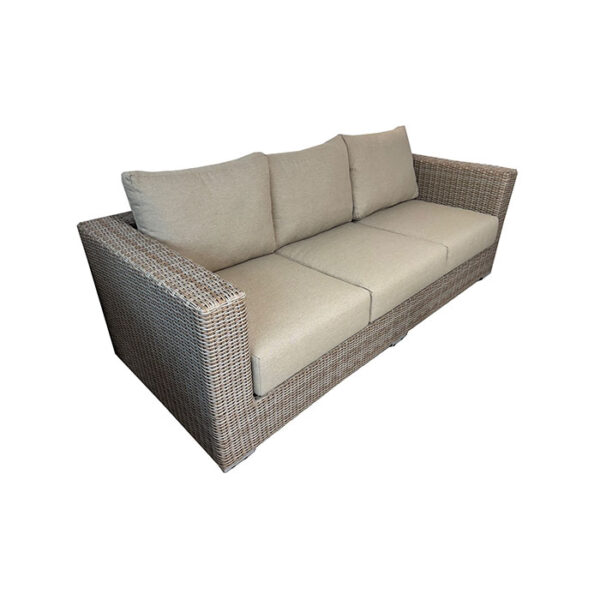 SANTANDER-3-SEATER-SOFA-MEXICAN-SAND-WITH-LIGHT-BROWN-CUSHIONS