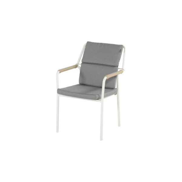 TRAPANI DINING ROPE CHAIR WHITE A