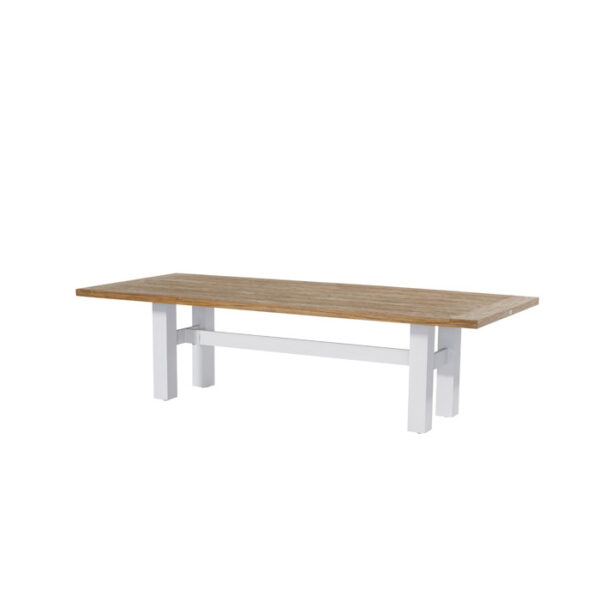 YASMANI TABLE 300X100CM WHITE TEAK TOP